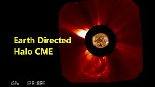 HALO EARTH DIRECTED CME