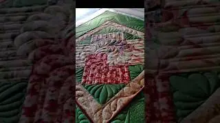 Стежка для Натальи Подберезко #стежка #freemotionquilting #quilting #пэчворк #freehand #quilt