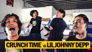 CRUNCH TIME VS. LIL JOHNNY DEPP!!! #Boxing #MMA #motivation #viralvideo #viralreels #funny