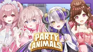 【#遊戲實況】Party Animals with ピンク友達.ᐟ.ᐟ🎮【#DevilithViolustre 】