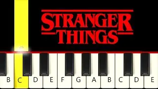Stranger Things Theme (Survive) - From Slow to Fast Piano Tutorial - Beginner 2