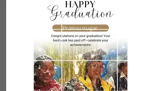 Celebrating Graduation ceremony proud of you 