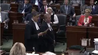 The Hon. Elizabeth Dowdeswell, Lieutenant Governor of Ontario Gives Royal Assent