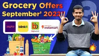 🥕🍉 Online Grocery Offers of Sept '2022 - Zepto, Blinkit, BigBasket & Swiggy Instamart Grocery Offer