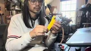 Prototype leather lace beveling tool v1