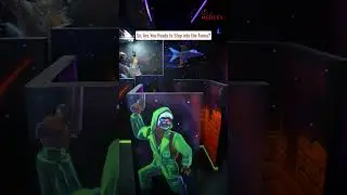Experiencing the amazing SkyJumper Laser Tag!