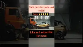 Tata punch crash test viral video #cars #tatapunch #crashtest #viralvideo #youtubeshorts