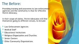Fall 2025 Victim Advocacy with Isela Graells