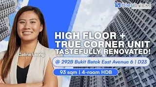 Singapore HDB | 292B Bukit Batok East Avenue 6 | 4-Room HDB | bleubricks By PLB | Caline