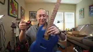 Gluing the guitar together