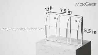 No More Messy Markers! MaxGear Wall-Mounted Acrylic Holder