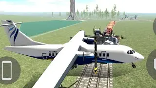 #indianbikedriving3d biggest plane and biggest train crash video 🤯 who was win?