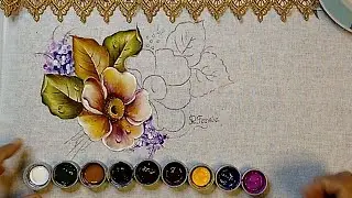 #dicarapidasemana - Vamos Aprender a Pintar Flor do Campo Para Iniciante