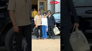 Ajay Devgn LEAVES with daughter Nysa Devgan for Anant Ambani's pre-wedding bash at Jamnagar #shorts