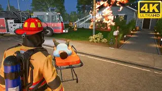 Realistic Fire Rescue Gameplay | Firefighting Simulator IGNITE Game Play