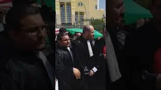 وقفة محامين بسكرة 17 افريل 2019