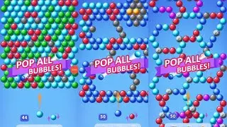 Shoot Bubble Pop Bubbles | Bubble Shooter Levels 56&ndash;60 Gameplay Walkthrough | Android & iOS 2025