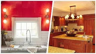 75 Red Kitchen With Paneled Appliances Design Ideas You'll Love 🟡