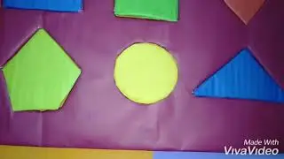 How to make shape frame for toddlers/pre-school material