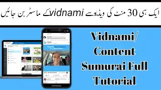 Vidnami Tutorial || Content Samurai Tutorial || Crazy Editing Studio