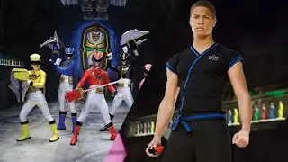 EXTENDED EDIT - SAMURAI IN MEGAFORCE COMMAND CENTRE CAVE | POWER RANGERS 