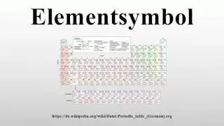 Elementsymbol