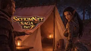 Will she share one tent with me? | Skyrim VR + AI Companions