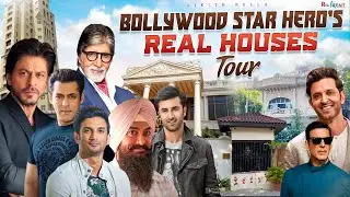 The Real Houses of Hindi Star Heros | Part-1| Sharukh,Salman,Amir khan,Amitabh Houses tour in Mumbai