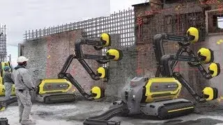 World technology  Construction Building fastest work Automatic machines