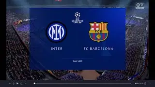 🔥 INTER VS BARCELONA 🔥 &ndash; | UCL Semifinal 2nd Leg 2025 | #fc24gameplay  | #ps4  #ucl