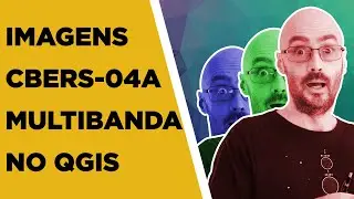 Como fazer imagens multibandas no QGIS usando a função merge e dados CBERS-04A