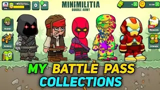 DA2 | My Battle Pass Collections In mini militia | Rare And Epic Battle pass