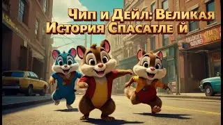 &laquo;Чип и Дейл Великая История Спасателей&raquo; #2 🔥✨ 🎬AI Кино-мульт.