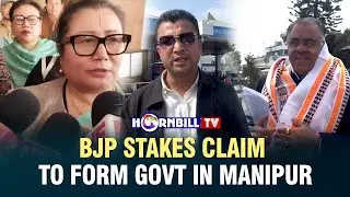 BJP STAKES CLAIM TO FORM GOVT IN MANIPUR