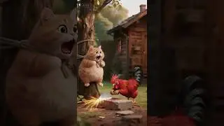 ek murga ar uska dusman 🐆🐓 ai generate cartoon video , #youtubeshorts #cartoon #ai #shorts #viral