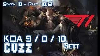 T1 Cuzz SETT vs GRAVES Jungle - Patch 10.12 KR Ranked