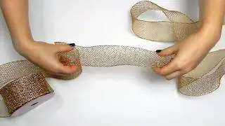 Open Weave Metallic Wired Ribbon, Item # 56171303