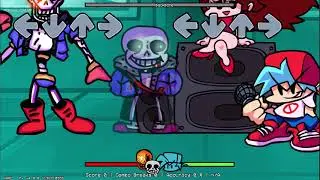 FNF Vs Disbelief Papyrus FULL WEEK Hard + bonus song