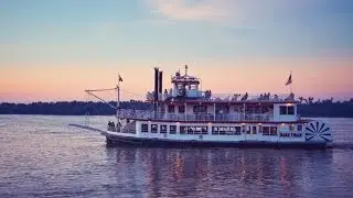 Un crucero por el Mississippi a bordo de varco de vapor del S.XIX