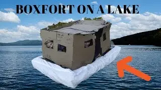 BOXFORT ON LAKE, Floating Boxfort