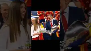 Инфанта София и король Фелипе празднуют вместе со сборной Испании #princessleonor