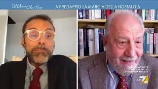 Scontro tra Antonio Caprarica e Francesco Specchia: 