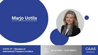 CaaS Nordic Webinar - Introducing the moderator Marjo Uotila