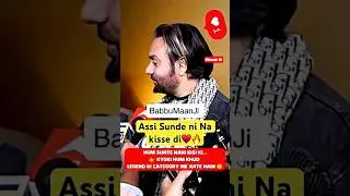 Babbu Maan Live Reply = Pure Attitude 👑🔥 Viral Short #babbumaanlive #punjabimusic #legend #viral