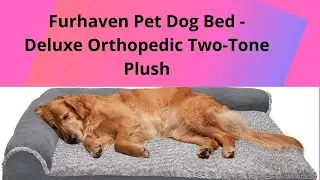 Furhaven Pet Dog Bed - Deluxe Orthopedic Two-Tone Plush | Amazon |
