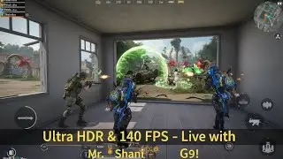 120 FPS ULTRA HDR GAMEPLAY | PUBG  🔥LIVE MR SHANI G9