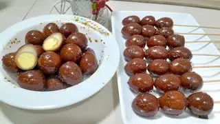 CARA BUAT  BACEM TELUR PUYUH // SATE TELUR PUYUH