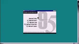 Установка и обзор Microsoft Office 95 для Windows NT 4.0 (работает стабильно, кроме двух программ)