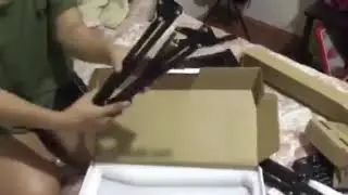 unboxing my #PROFESSIONAL CONDENSER MICROPHONE/V8/RING LIGHT.#thank u SHOPEE