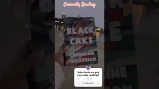 This is what I'm currently reading! Black Cake by Charmaine Wilkerson 🖤 🍰 ✨ what are you reading?